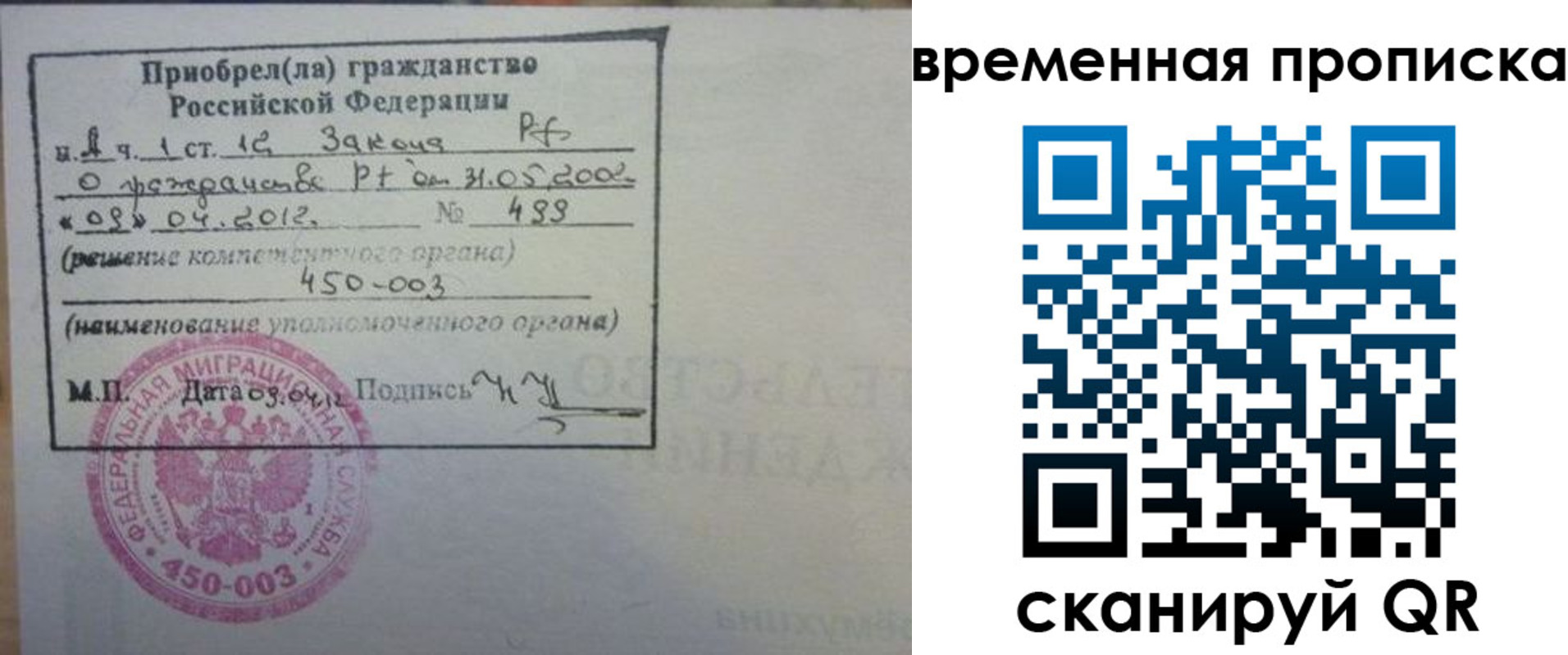 временная регистрация в Кудымкаре